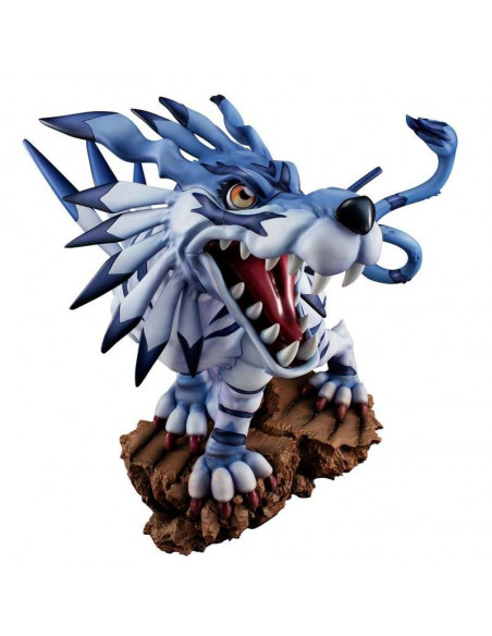 DIGIMON GARURUMON BATTLE GEM STATUE