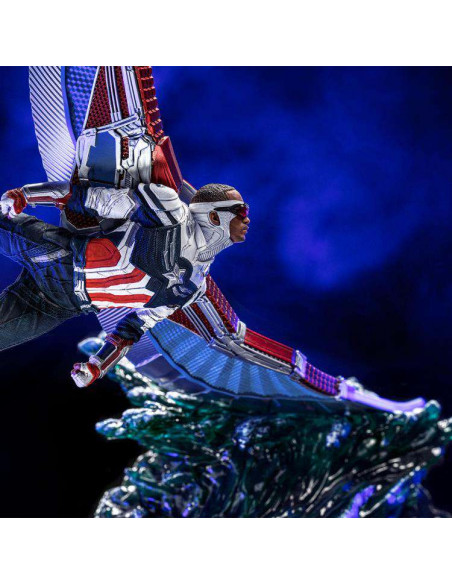 CAP.AMERICA SAM WILSON DLX 1/10 STATUE