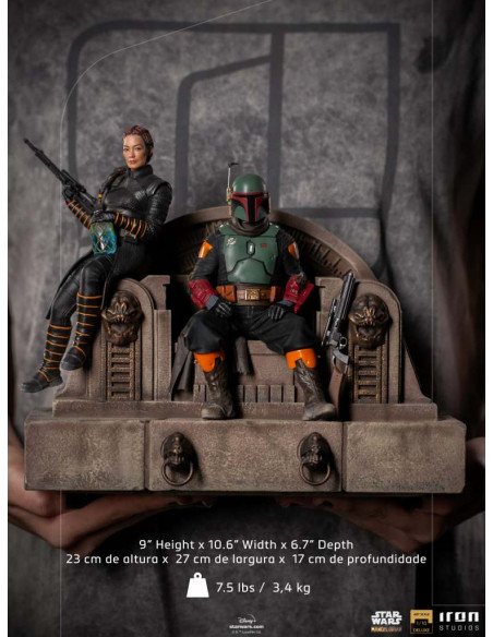 MANDALORIAN BOBAFETT AND FENNEC DLX 1/10