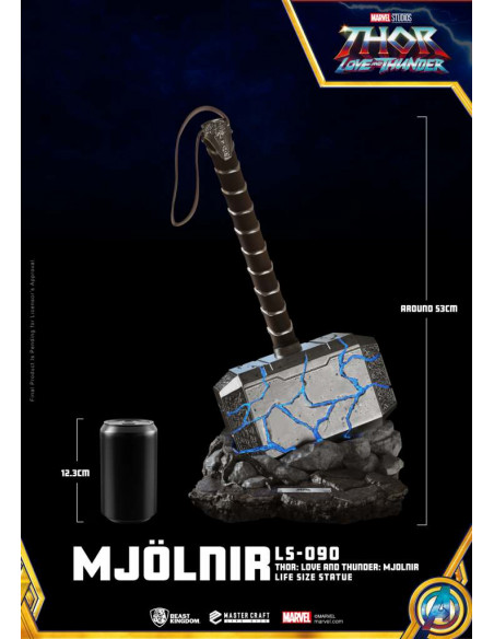 THOR LOVE'N'THUNDER MJOLNIR 1/1 REPLICA