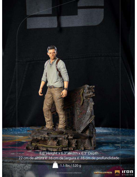 UNCHARTED MOVIE NATHAN DRAKE DLX 1/10