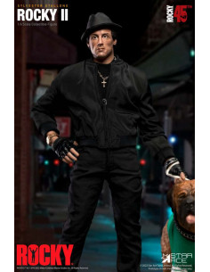 ROCKY BALBOA BLACK SUIT 1/6 DELUXE AF
