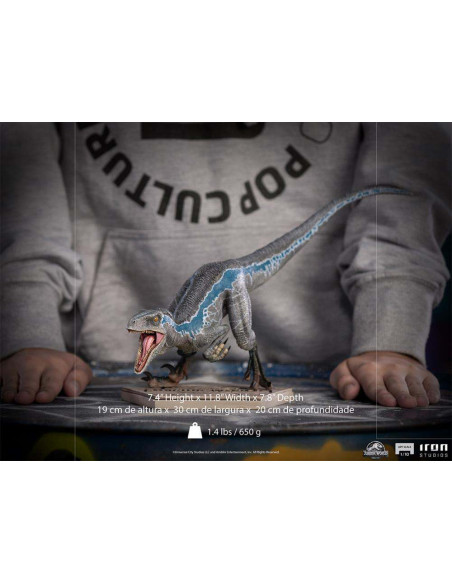 JURASSIC WORLD FK  BLUE 1/10 STATUE