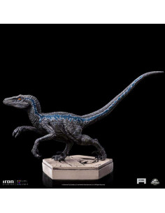 JW ICONS VELOCIRAPTOR BLUE STATUE 2