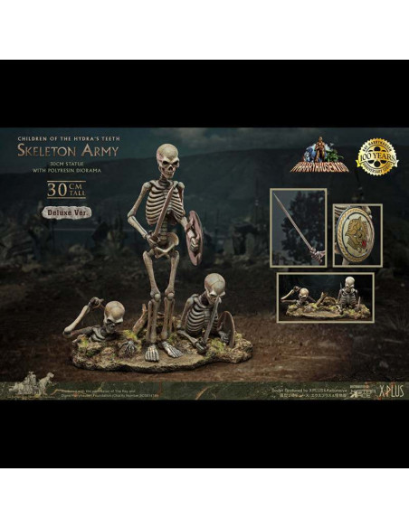 RAY HARRYHAUSEN SKELETON ARMY DLX STATUE