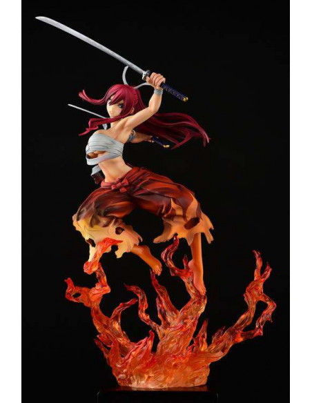 FAIRY TAIL ERZA SAMURAI KURENAI STATUE