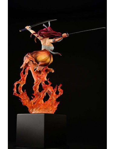 FAIRY TAIL ERZA SAMURAI KURENAI STATUE