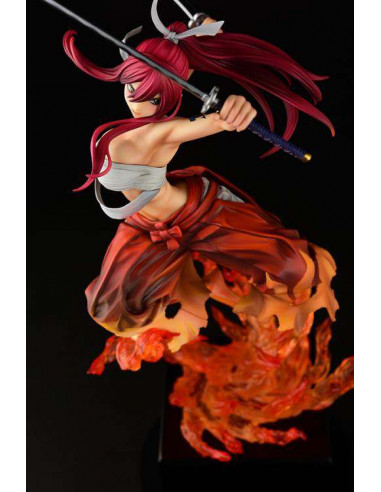 FAIRY TAIL ERZA SAMURAI KURENAI STATUE