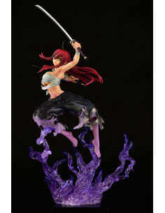 FAIRY TAIL ERZA SAMURAI  SHIKKOKU STATUE