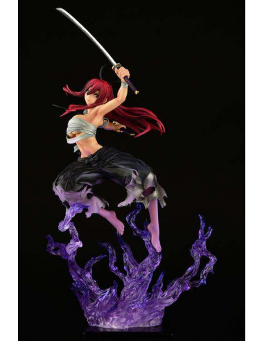 FAIRY TAIL ERZA SAMURAI  SHIKKOKU STATUE