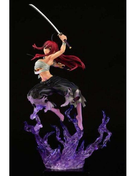 FAIRY TAIL ERZA SAMURAI  SHIKKOKU STATUE