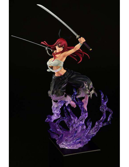 FAIRY TAIL ERZA SAMURAI  SHIKKOKU STATUE