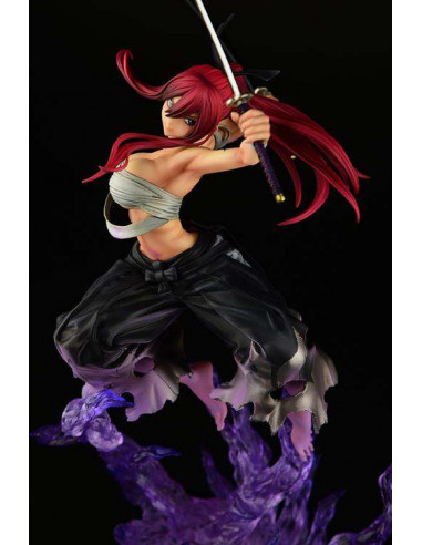 FAIRY TAIL ERZA SAMURAI  SHIKKOKU STATUE