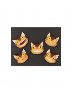 TOTORO CATBUS FACES MAGNETS BOX (6)