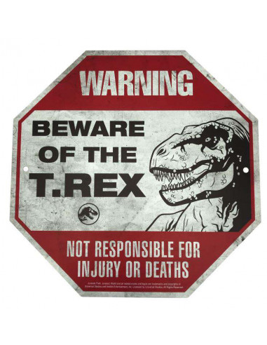 JW METAL WARNING SCALED PROP REPLICA