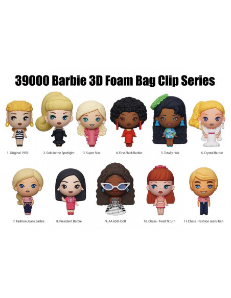 BARBIE S.1 3D BAG CLIP BLIND BOX DIS (24