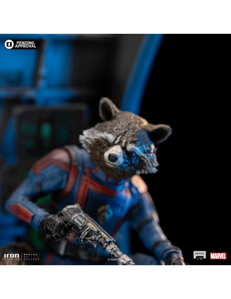 GOTG 3 ROCKET RACOON 1/10 STATUE