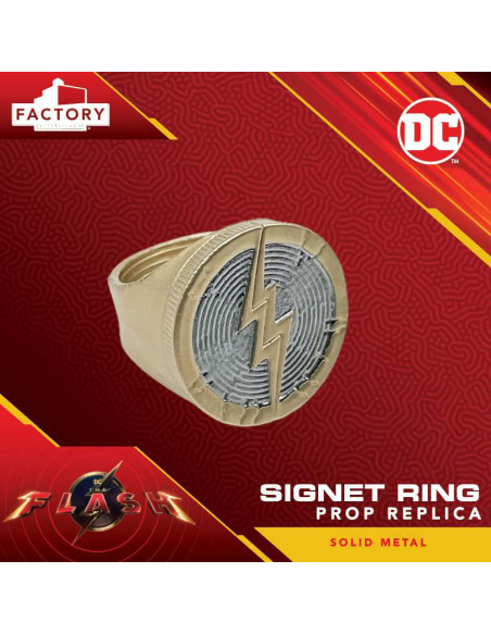 The Flash Signet Ring Prop Replica