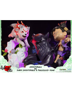 OKAMIDEN CHIBITERASU vs DARK CHIBITERASU