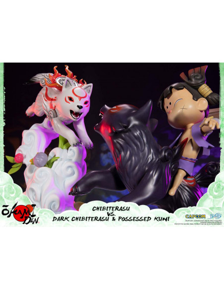 OKAMIDEN CHIBITERASU vs DARK CHIBITERASU