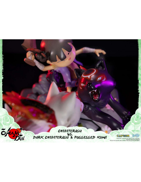 OKAMIDEN CHIBITERASU vs DARK CHIBITERASU