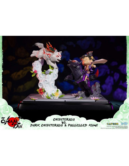 OKAMIDEN CHIBITERASU vs DARK CHIBITERASU