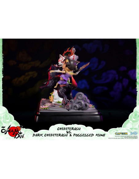 OKAMIDEN CHIBITERASU vs DARK CHIBITERASU