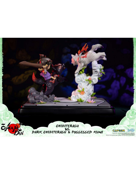 OKAMIDEN CHIBITERASU vs DARK CHIBITERASU