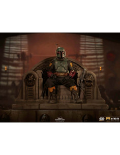 MANDALORIAN BOBAFETT ON THRONE DLX 1/10