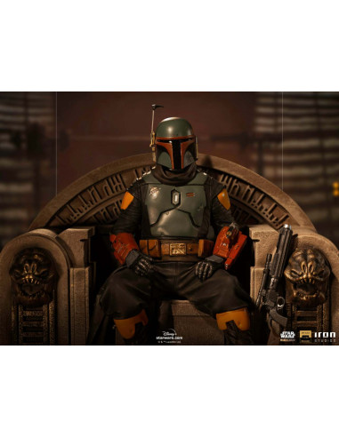 MANDALORIAN BOBAFETT ON THRONE DLX 1/10