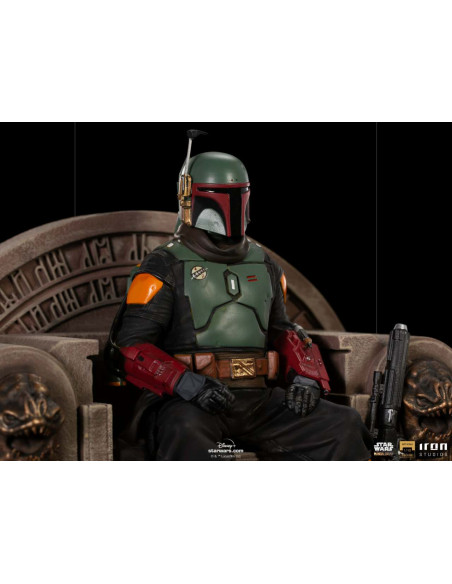 MANDALORIAN BOBAFETT ON THRONE DLX 1/10