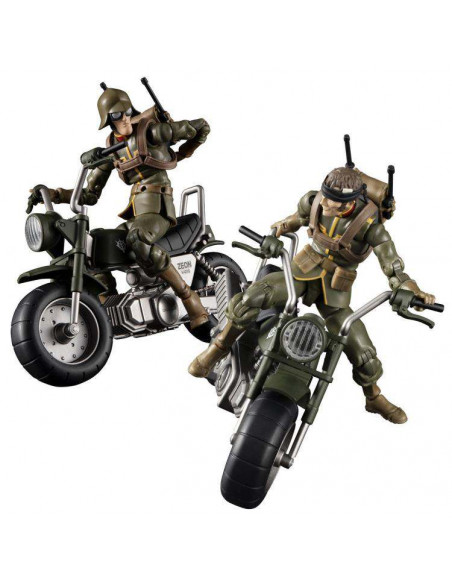 MS GUNDAM ZEON SOLDIER + MOTROCYCLE SET
