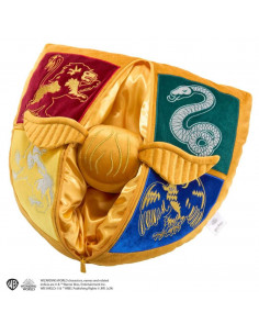HP GOLDEN SNITCH PLUSH WITH CREST PILLOW 2