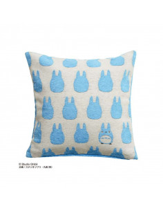 TOTORO SILHOUETTE BLUE NAP CUSHION