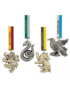 HP HOUSE MASCOT ORNAMENTS SET 2