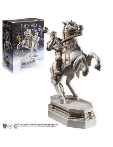 HP WIZARD CHESS KNIGHT WHITE BOOKEND