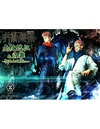 JUJUTSU KAISEN YUJI E SUKUNA STATUE SET