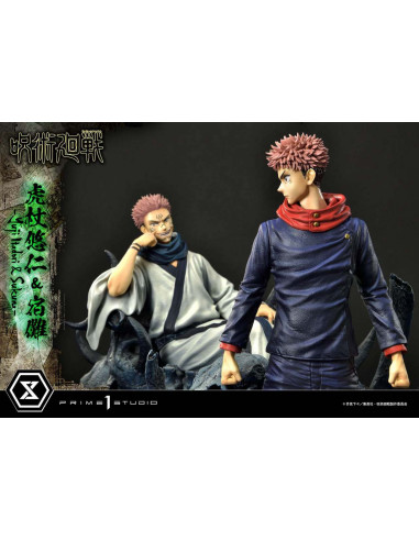 JUJUTSU KAISEN YUJI E SUKUNA STATUE SET
