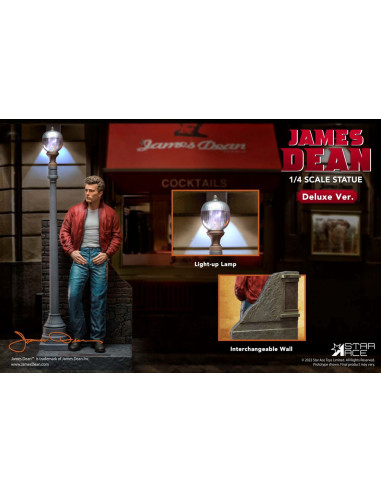 JAMES DEAN 1/4 DELUXE RESIN STATUE