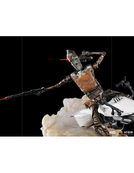 MANDALORIAN IG-11 AND CHILD 1/10  STATUE