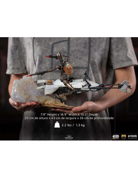 MANDALORIAN IG-11 AND CHILD 1/10  STATUE