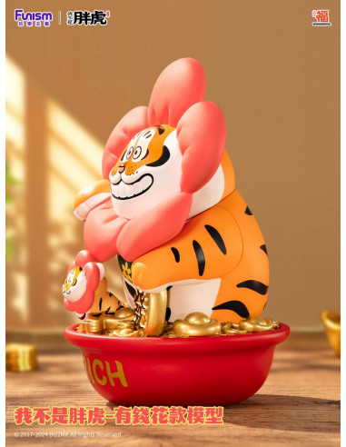 I Am Not Fat Tiger Statue 1/7 Alexander the Tiger Rich Flower 20 cm
