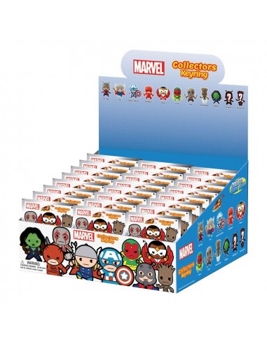 Marvel 3D PVC Bag Clips Series 2 Display (24)