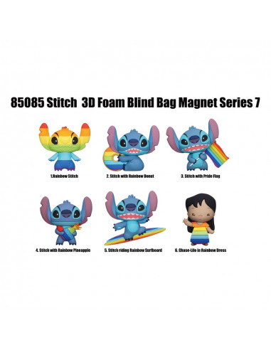 Lilo & Stitch Magnets blind pack Stitch Series 7 Display (12)