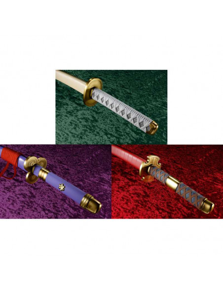 ONE PIECE RORONOA ZORO 3 SWORD PROP SET