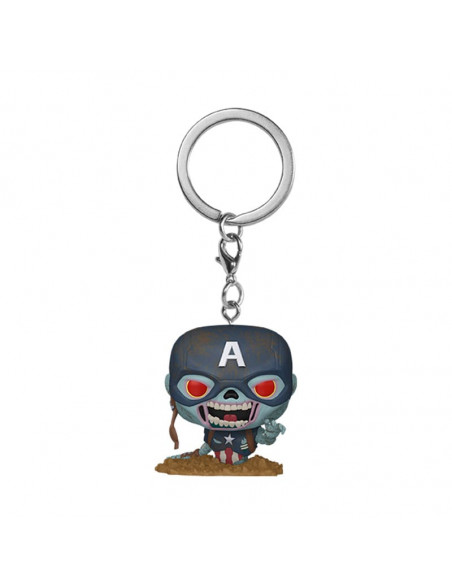 Marvel Zombies POP! Vinyl Keychains 4 cm Captain America Display (12)