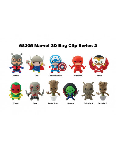 MARVLE S.2 BAG CLIP BLIND BOX DISP (24)