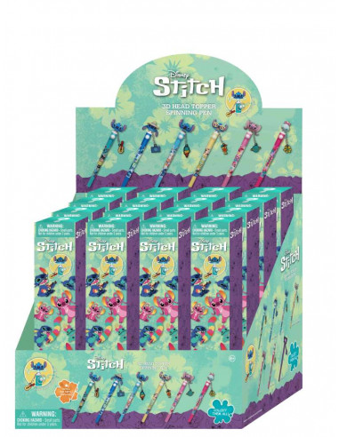 STITCH 3D HEAD TOP SPINNI PEN DISPL (16)