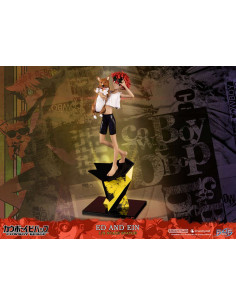 COWBOY BEBOP ED AND EIN 1/8 RESIN STATUE 2
