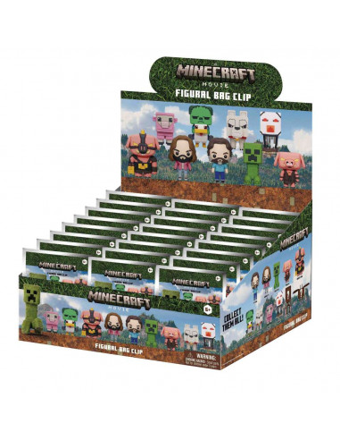 MINECRAFT MOVIE S.1 3D BAG CLIP SIAP (24